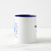 Blaues Monster Tasse (Zentrum)