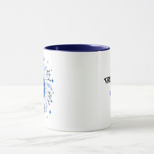 Blaues Monster Tasse (Zentrum)
