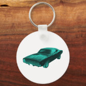 Blaues Mopar für das Dodge 1968 Schlüsselanhänger (Vorderseite)