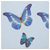 Blaues Morpho Schmetterlings-Gewebe Stoff (Muster)
