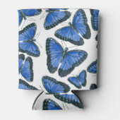 Blaues Morphon-Schmetterling-Muster Dosenkühler (Vorderseite)