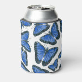Blaues Morphon-Schmetterling-Muster Dosenkühler (Kanne Rückseite)