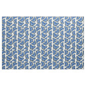 Blaues Morphon-Schmetterling-Muster Stoff (Fat Quarter (45,7 x 55,9 cm))