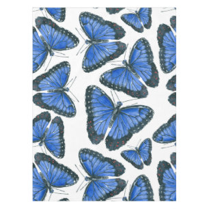 Blaues Morphon-Schmetterling-Muster Tischdecke