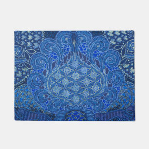 Blaues Mosaikdetail, Deutschland Fußmatte