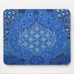 Blaues Mosaikdetail, Deutschland Mousepad