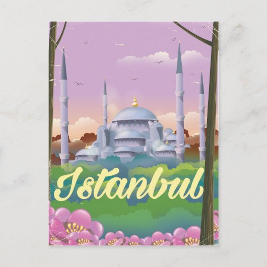 Blaues Moschee für Istanbul Postkarte (Vorderseite)