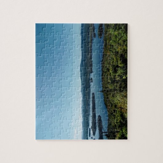 Blaues Mountainsee-Puzzlespiel Puzzle (Vertikal)