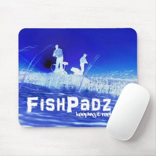 Blaues Mousepad (Mit Mouse)