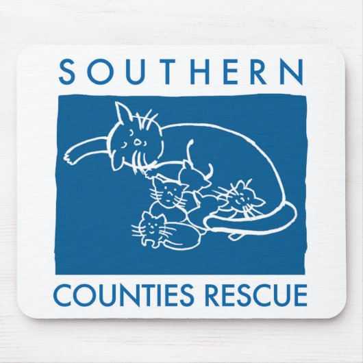 Blaues Mousepad (Vorne)