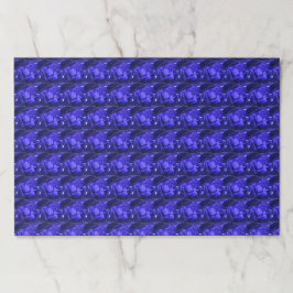 Blaues Muster