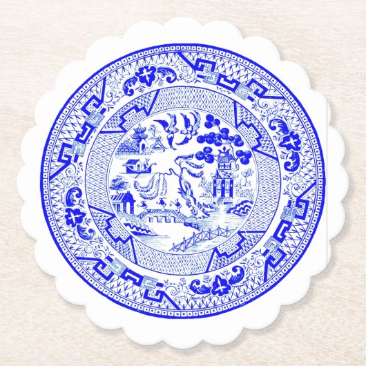 Blaues Muster [1912] Untersetzer (Vorderseite)