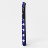 Blaues Muster Case-Mate iPhone Hülle (Hinten/Links)