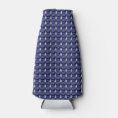 Blaues Muster Flaschenkühler (Vorderseite)