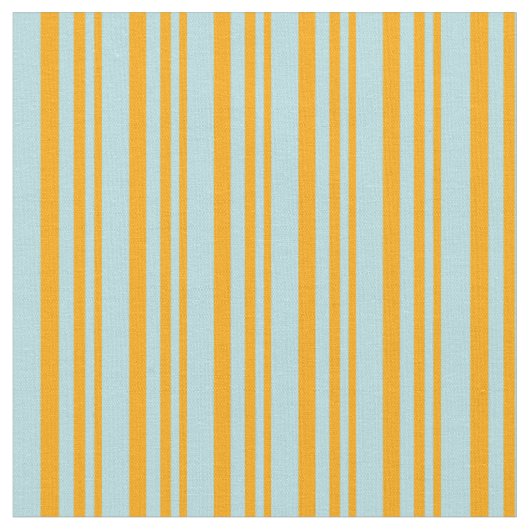 Blaues Muster für Orange und Pulver Stoff (Nahaufnahme)