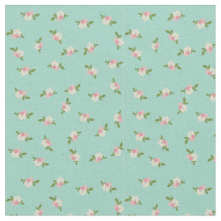 Blaues Muster für Vintage Blume Stoff