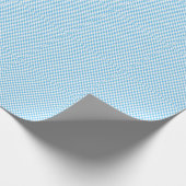 Blaues Muster Geschenkpapier (Ecke)