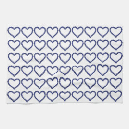 Blaues Muster Geschirrtuch