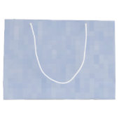 Blaues Muster - Große Geschenktüte (Rückseite)