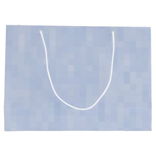 Blaues Muster - Große Geschenktüte (Rückseite)