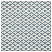 Blaues Muster im Retrostil Stoff (Muster)