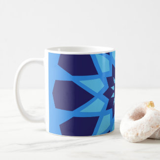 Blaues Muster in Marokko Kaffeetasse