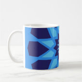 Blaues Muster in Marokko Kaffeetasse (Links)