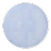 Blaues Muster - Keramikknauf (Vorderseite)