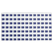 Blaues Muster Kissenbezug (Vorderseite-Rechts)