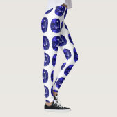 Blaues Muster Leggings (Rechts)