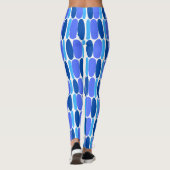 Blaues Muster - Leggings (Rückseite)