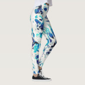 Blaues Muster Leggings (Rechts)