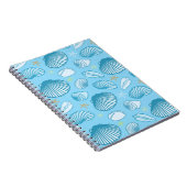 Blaues Muster Notizblock (Rechte Seite)