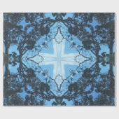 Blaues Muster-Papier für Muster Geschenkpapier (Flach)