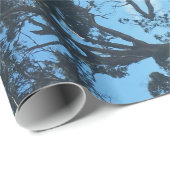 Blaues Muster-Papier für Muster Geschenkpapier (Rolleneckpunkt)