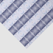 Blaues Muster Seidenpapier (Ausschnitt)