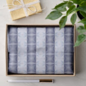 Blaues Muster Seidenpapier (Geschenk)