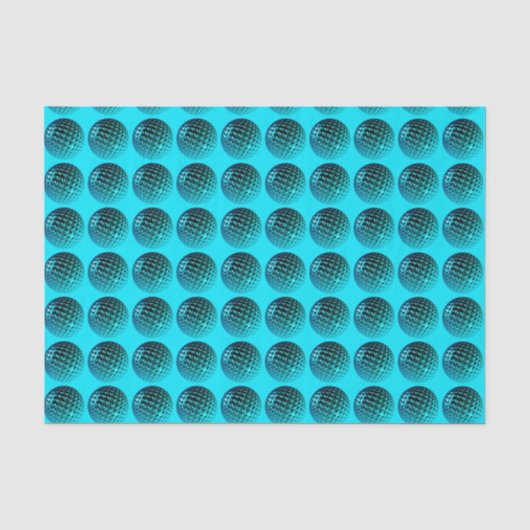 Blaues Muster Seidenpapier (Vorderseite)