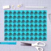 Blaues Muster Seidenpapier (Handwerk)
