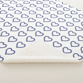 Blaues Muster Sherpadecke (3/4)