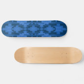 Blaues Muster-Skateboard Skateboard (Horizontal)