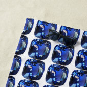 Blaues Muster Strandtuch (Beispiel)