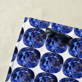 Blaues Muster Strandtuch (Beispiel)