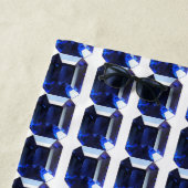 Blaues Muster Strandtuch (Beispiel)