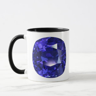 Blaues Muster Tasse