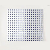 Blaues Muster Wandteppich (Vorderseite (Horizontal))