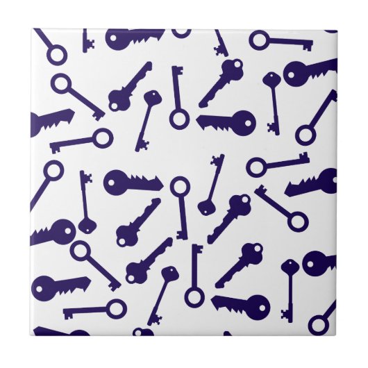 Blaues Musterprodukt Fliese (Vorderseite)