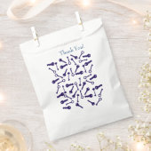 Blaues Musterprodukt Geschenktütchen (Ausgeschnitten)