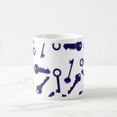Blaues Musterprodukt Kaffeetasse (Mittel)