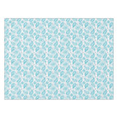 Blaues nahtloses Muster Paisleys Tischdecke (Vorderseite (Horizontal))
